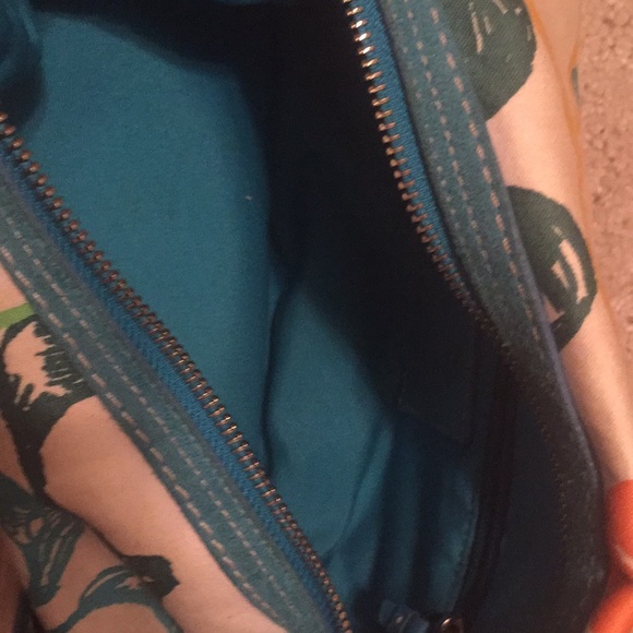 Monogram coach purse. Rainbow color handbag - Picture 3 of 8